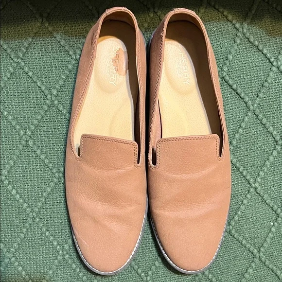 Sperry Light Brown Slip-On Shoes - Picture 1 of 5